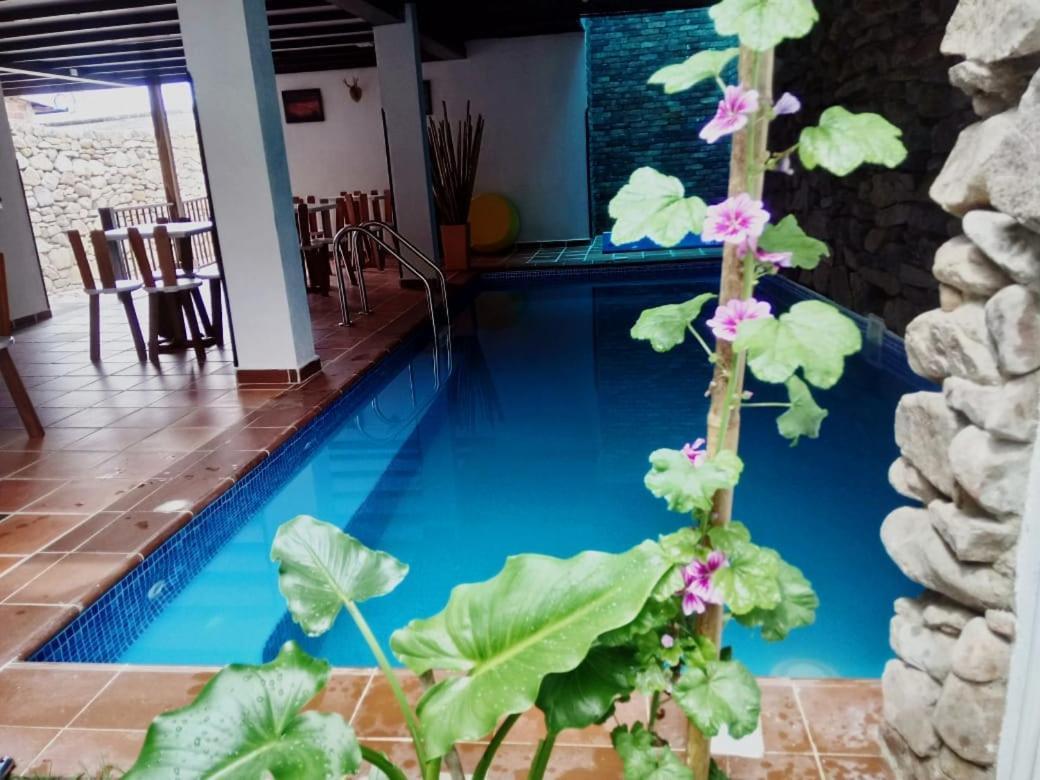 Casa Rayma Hotel Contratacion Kültér fotó